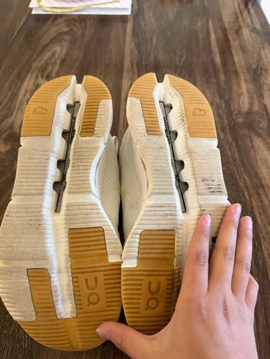 ON CloudNova Shoes White/Undyed Cloudtec Athletic Running Sneakers - Picture 8 of 11